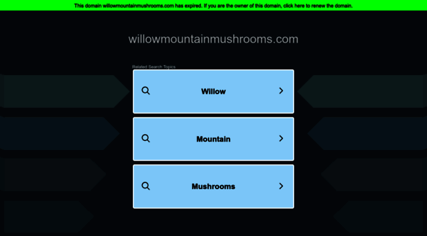 willowmountainmushrooms.com