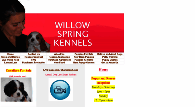 willowspringcavaliers.com
