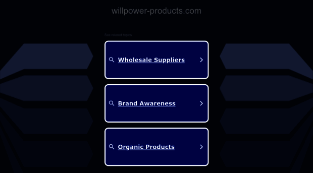 willpower-products.com