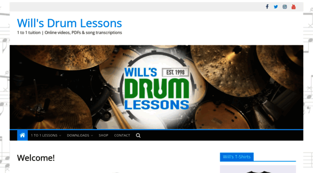 willsdrumlessons.com