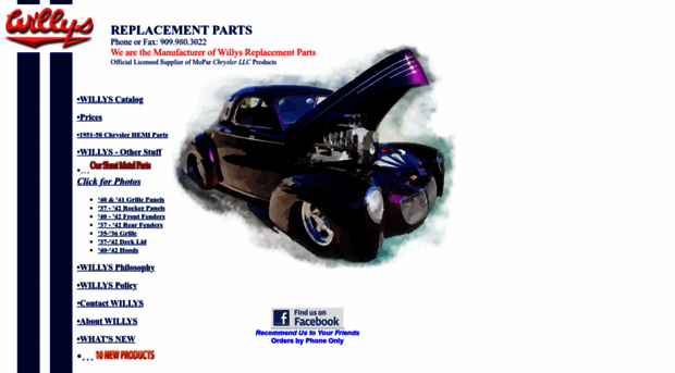willysreplacementparts.com