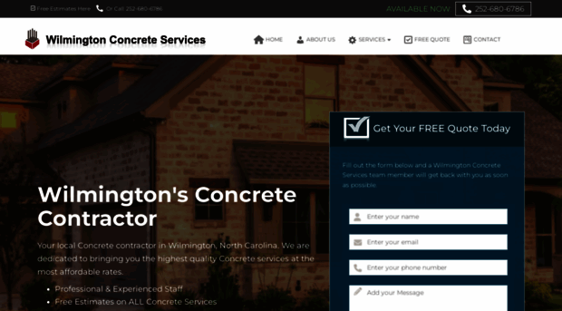 wilmingtonconcreteservices.com