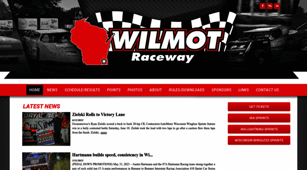 wilmotraceway.com