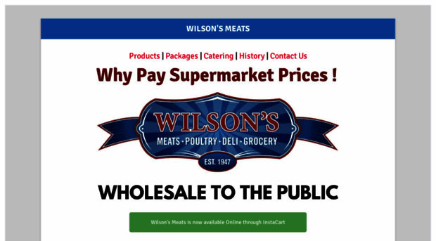 wilsonsmeats.com