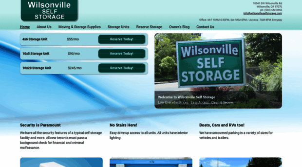 wilsonvilleselfstorage.com