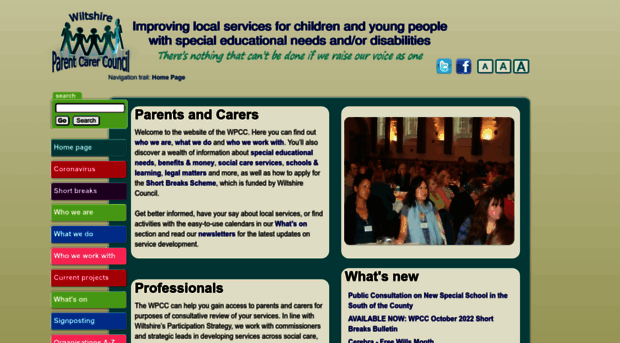 wiltshireparentcarercouncil.co.uk