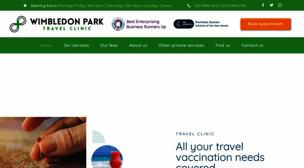 wimbledonparktravelclinic.co.uk