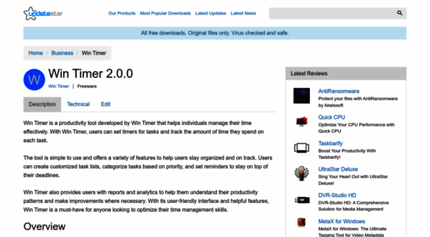 win-timer.updatestar.com