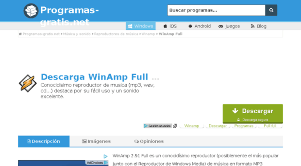 winamp-full.programas-gratis.net