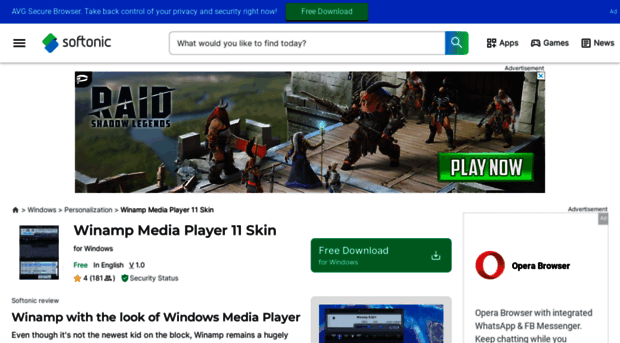 winamp-media-player-skin.en.softonic.com
