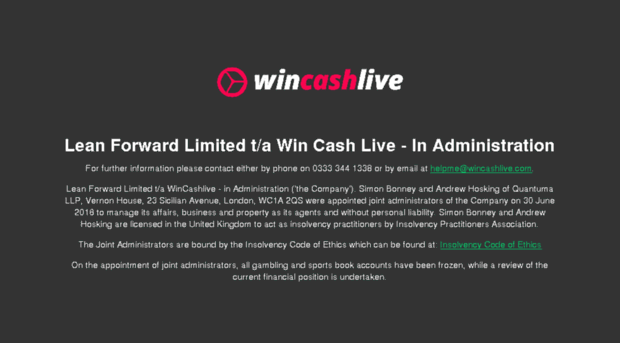 wincashlive.com