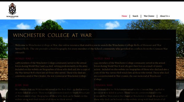 winchestercollegeatwar.com