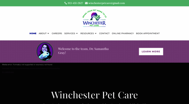 winchesterpetcare.com