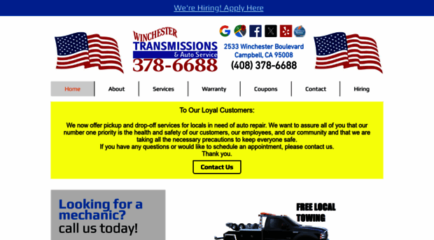 winchestertransmissionautoservice.com