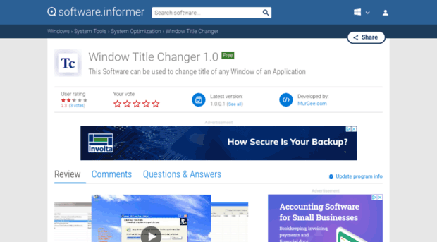 window-title-changer.software.informer.com