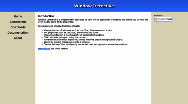 windowdetective.sourceforge.io