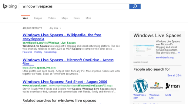 windowlivespaces.com