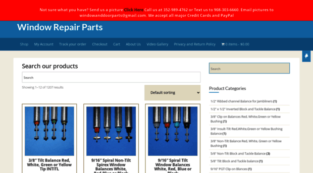 windowrepairparts.us