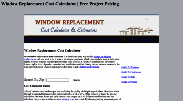 windowreplacementcostcalculator.com