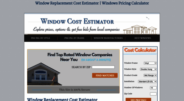 windowreplacementcostestimator.com