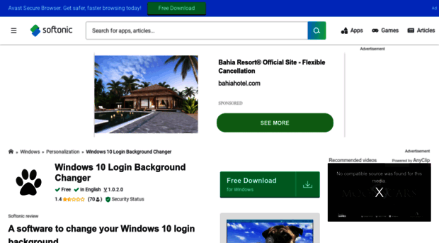 windows-10-login-background-changer.en.softonic.com