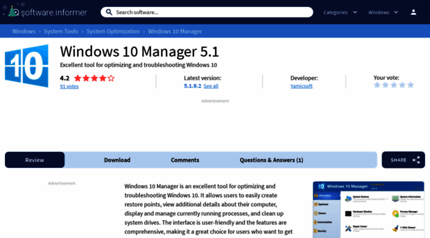 windows-10-manager.informer.com
