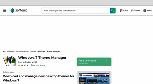 windows-7-theme-manager.en.softonic.com