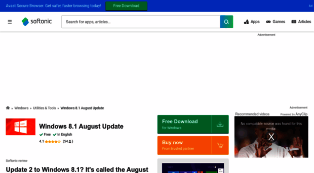 windows-8-1-august-update-64bit.en.softonic.com