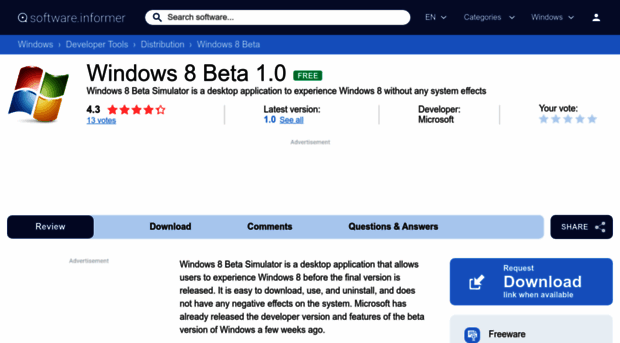 windows-8-beta.software.informer.com