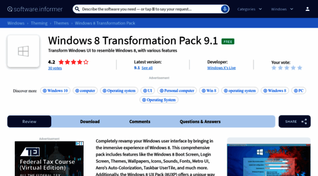 windows-8-transformation-pack.software.informer.com