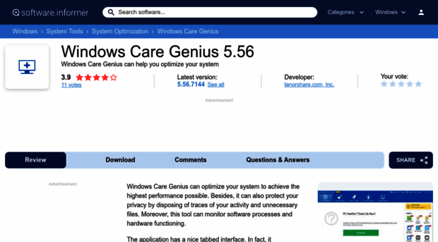 windows-care-genius.informer.com