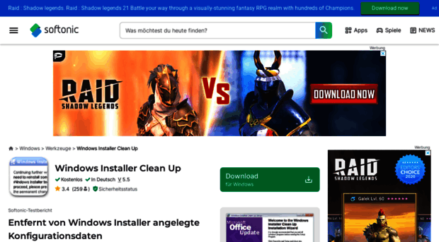 windows-installer-clean-up.softonic.de