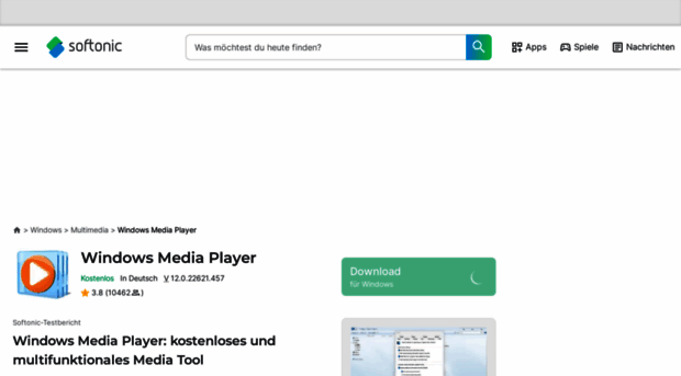 windows-media-player-11.softonic.de