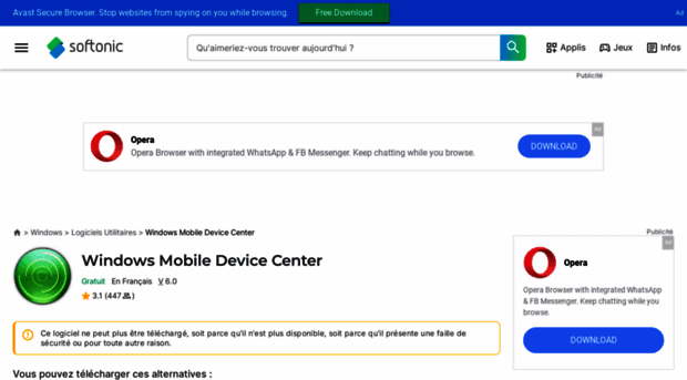 windows-mobile-device-center.softonic.fr