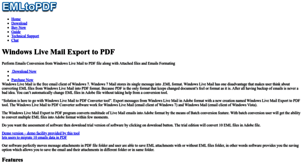 windowslivemailexport.emltopdf.com