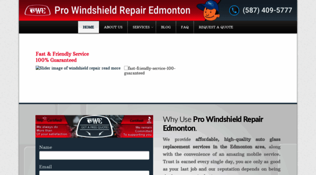 windshieldrepairedmonton.com