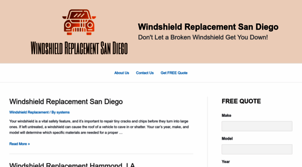 windshieldreplacementsandiego.net