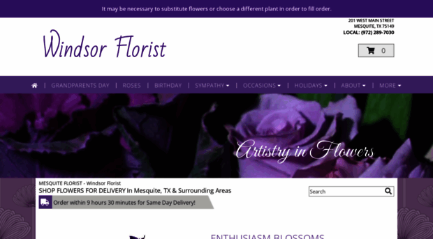 windsorfloristmesquite.com