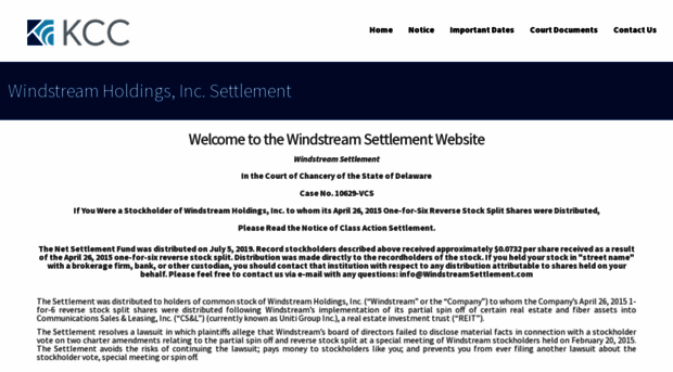 windstreamsettlement.com