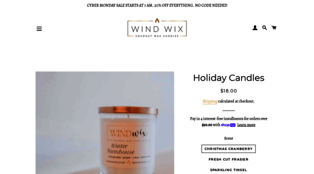 windwixcandles.com