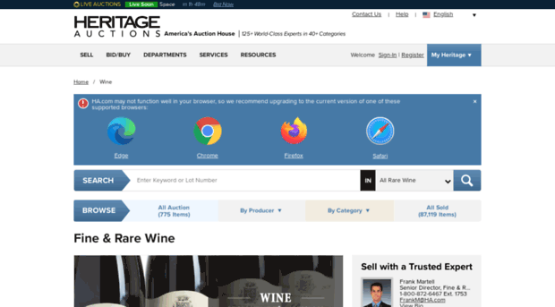 wine.ha.com