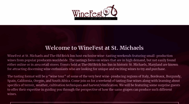 winefestatstmichaels.com