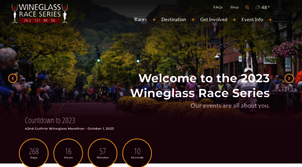 wineglassmarathon.com