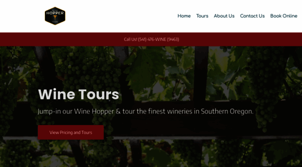 winehoppertours.com