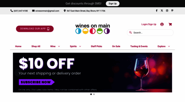 winesonmain.com