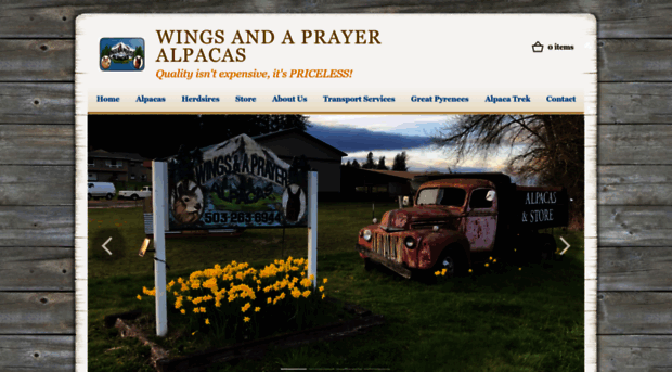 wingsandaprayeralpacas.com