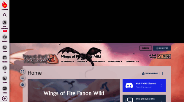 wingsoffirefanon.wikia.com