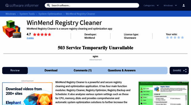 winmend-registry-cleaner.software.informer.com