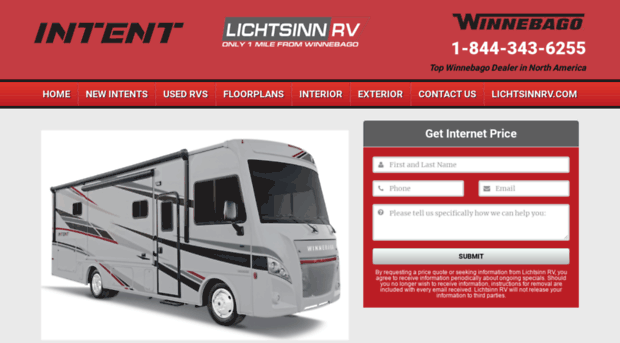 winnebagointentmotorhome.com