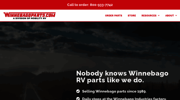 winnebagoparts.com